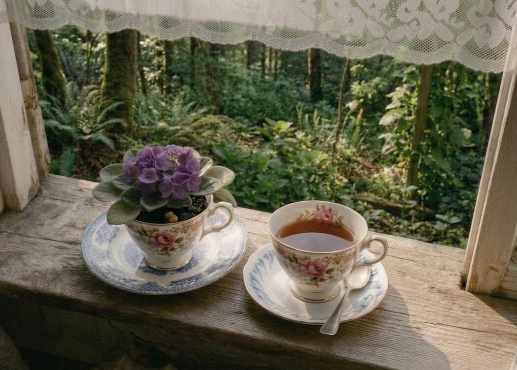 Teacup Violet Garden DIY